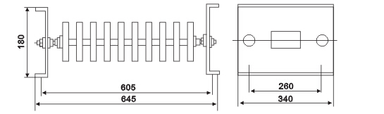 ZX2系列电阻器外形尺寸